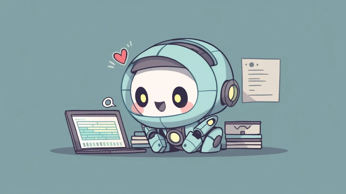Imagen de un bot adorable