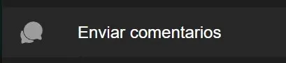 Botón de comentarios en la app