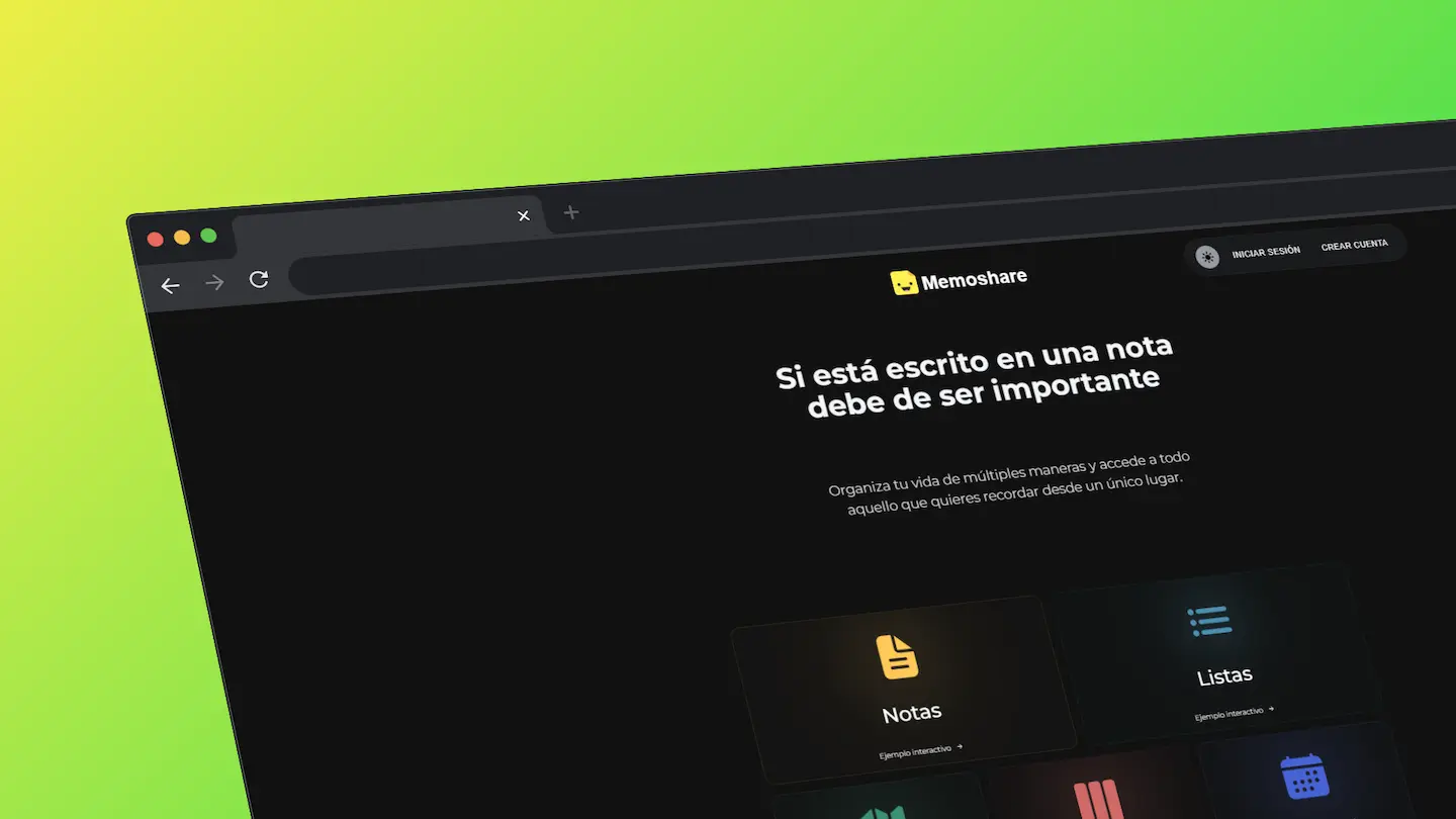 Imagen destacada para el post: Memoshare Actualización 4.0.0